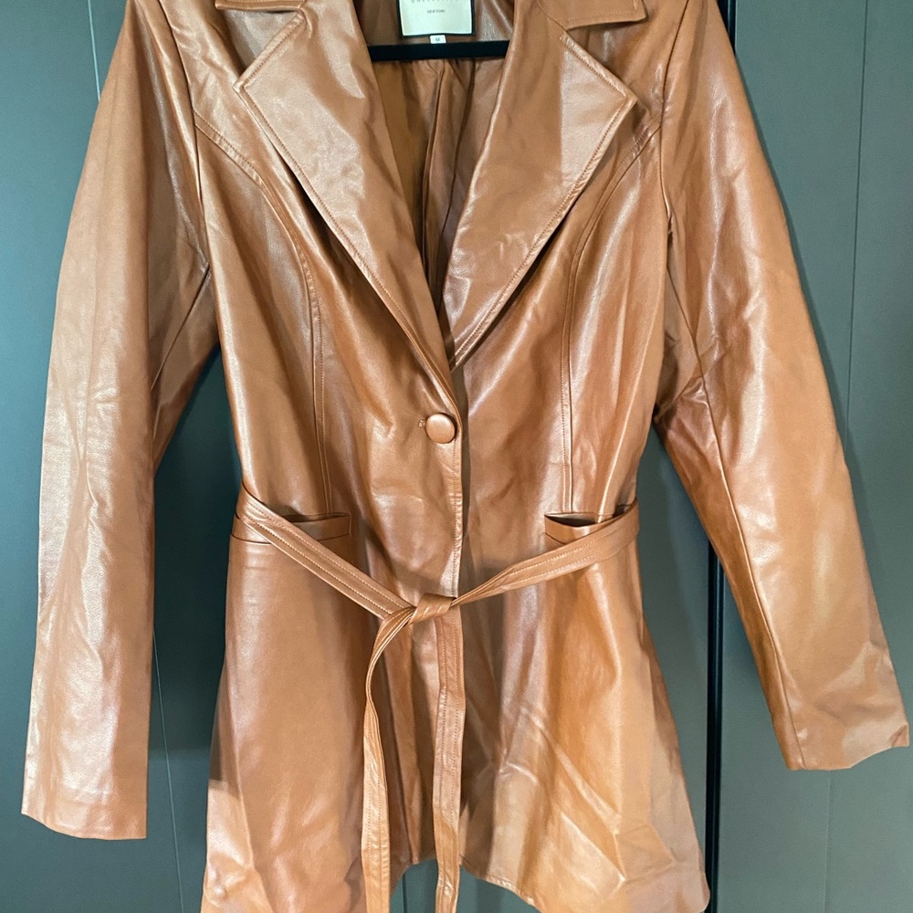 Bagatelle Light Brown Leather Jacket
